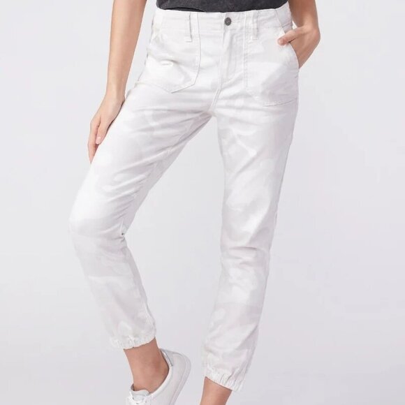 PAIGE Denim - PAIGE Premium Denim Mayslie Jogger in Faded Beige Camo Size 27